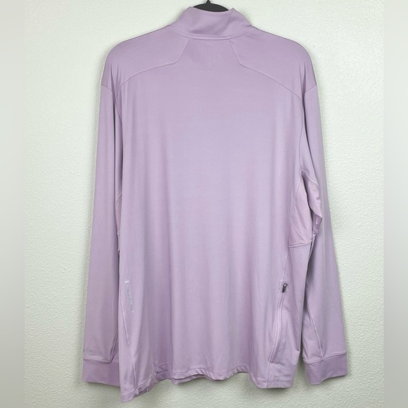 Coolibar Men's XL UPF 50+ Agility Perfromance Pullover Lilac Purple Long Sleeve - Picture 12 of 15